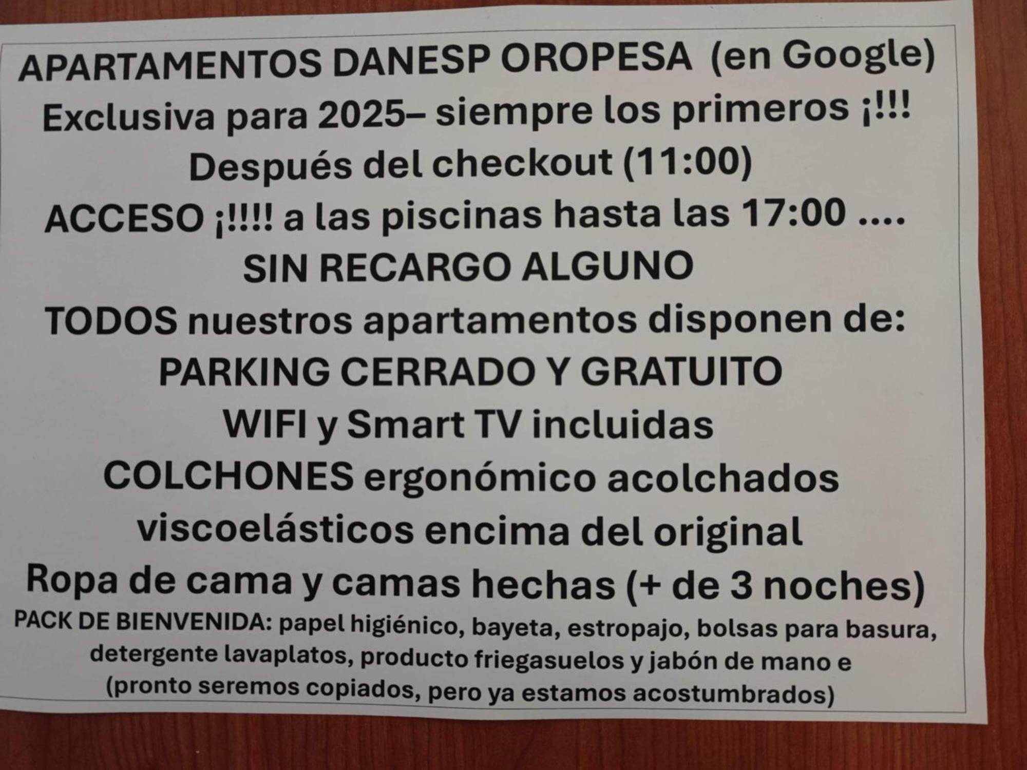 Apartamentos Danesp-Playa De Les Amplaries Marina Dor- Frontales Al Mar Oropesa del Mar Buitenkant foto